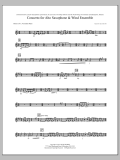 Concerto For Alto Saxophone And Wind Ensemble von Samuel R. Hazo (Download) 