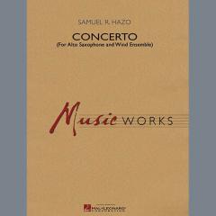 Concerto For Alto Saxophone And Wind Ensemble von Samuel R. Hazo (Download) 