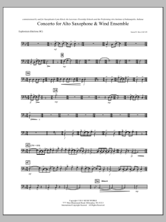 Concerto For Alto Saxophone And Wind Ensemble von Samuel R. Hazo (Download) 