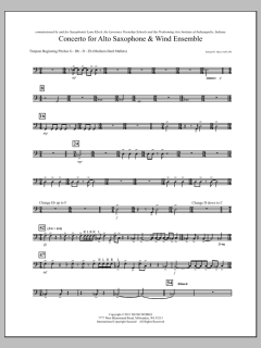 Concerto For Alto Saxophone And Wind Ensemble von Samuel R. Hazo (Download) 