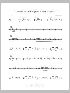 Concerto For Alto Saxophone And Wind Ensemble von Samuel R. Hazo (Download) 