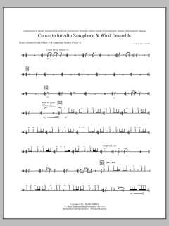 Concerto For Alto Saxophone And Wind Ensemble von Samuel R. Hazo (Download) 