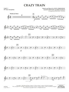 Crazy Train (arr. Johnnie Vinson) von Ozzy Osbourne (Download) 