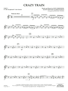 Crazy Train (arr. Johnnie Vinson) von Ozzy Osbourne (Download) 