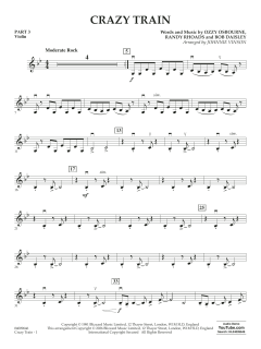 Crazy Train (arr. Johnnie Vinson) von Ozzy Osbourne (Download) 