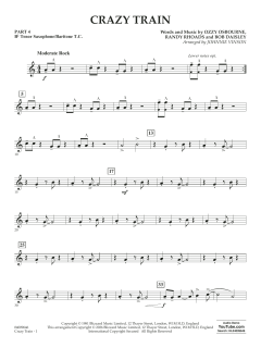 Crazy Train (arr. Johnnie Vinson) von Ozzy Osbourne (Download) 