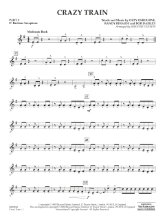 Crazy Train (arr. Johnnie Vinson) von Ozzy Osbourne (Download) 