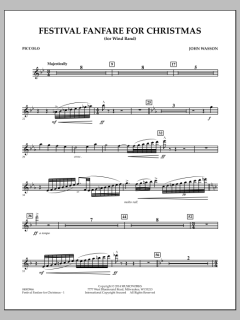 Festival Fanfare For Christmas von John Wasson (Download) 