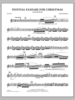 Festival Fanfare For Christmas von John Wasson (Download) 