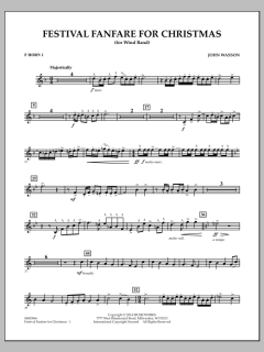 Festival Fanfare For Christmas von John Wasson (Download) 