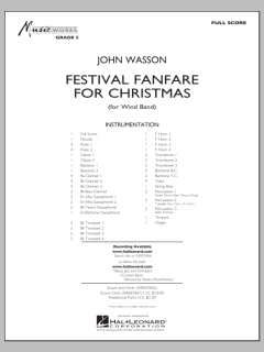 Festival Fanfare For Christmas von John Wasson (Download) 