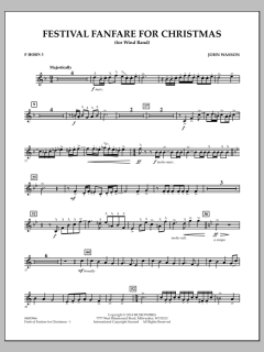 Festival Fanfare For Christmas von John Wasson (Download) 