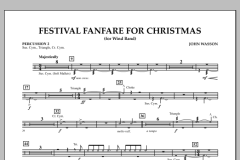 Festival Fanfare For Christmas von John Wasson (Download) 