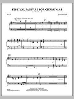 Festival Fanfare For Christmas von John Wasson (Download) 