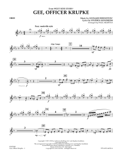 Gee, Officer Krupke von Leonard Bernstein (Download) 