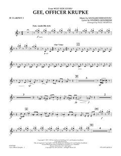 Gee, Officer Krupke von Leonard Bernstein (Download) 