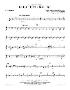 Gee, Officer Krupke von Leonard Bernstein (Download) 