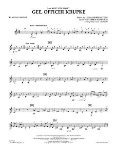 Gee, Officer Krupke von Leonard Bernstein (Download) 