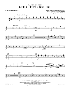 Gee, Officer Krupke von Leonard Bernstein (Download) 