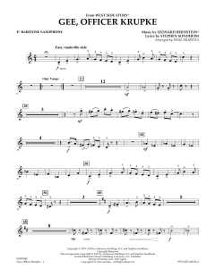 Gee, Officer Krupke von Leonard Bernstein (Download) 