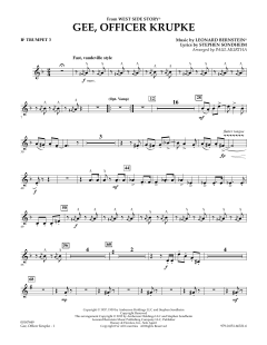 Gee, Officer Krupke von Leonard Bernstein (Download) 