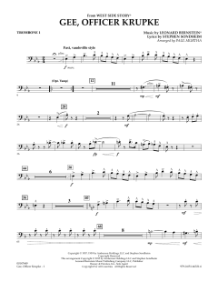 Gee, Officer Krupke von Leonard Bernstein (Download) 