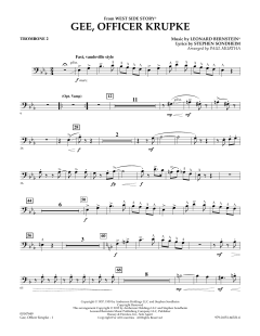 Gee, Officer Krupke von Leonard Bernstein (Download) 