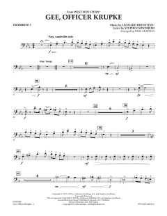 Gee, Officer Krupke von Leonard Bernstein (Download) 