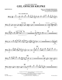 Gee, Officer Krupke von Leonard Bernstein (Download) 