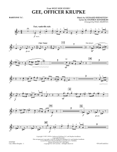 Gee, Officer Krupke von Leonard Bernstein (Download) 