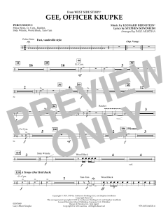 Gee, Officer Krupke von Leonard Bernstein (Download) 