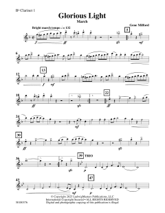 Glorious Light March von Gene Milford (Download) 