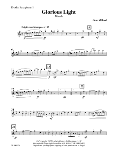 Glorious Light March von Gene Milford (Download) 
