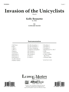 Invasion of the Unicyclists von Kelly Bennette (Download) 