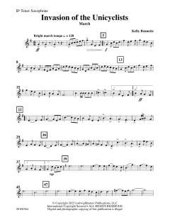 Invasion of the Unicyclists von Kelly Bennette (Download) 