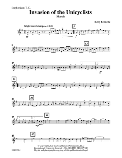 Invasion of the Unicyclists von Kelly Bennette (Download) 