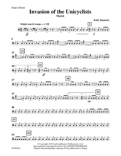 Invasion of the Unicyclists von Kelly Bennette (Download) 