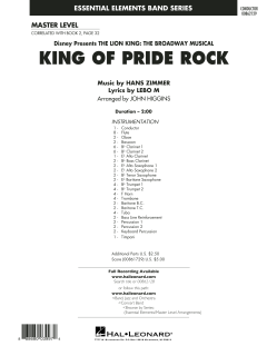 King Of Pride Rock (Download) 