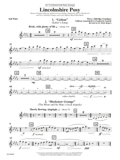 Lincolnshire Posy von Percy Aldridge Grainger (Download) 
