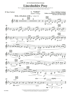 Lincolnshire Posy von Percy Aldridge Grainger (Download) 