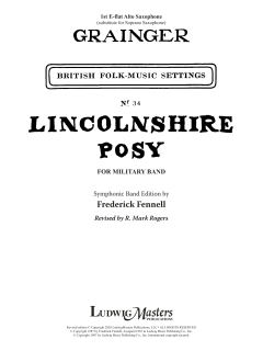 Lincolnshire Posy von Percy Aldridge Grainger (Download) 