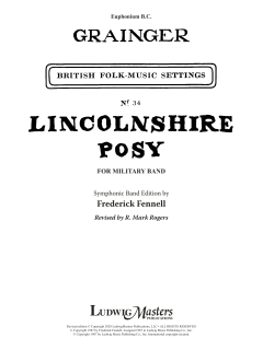 Lincolnshire Posy von Percy Aldridge Grainger (Download) 