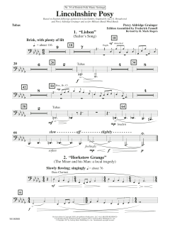 Lincolnshire Posy von Percy Aldridge Grainger (Download) 