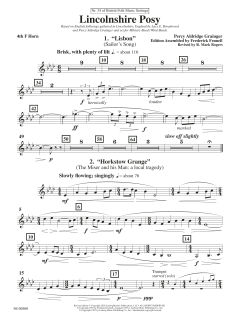 Lincolnshire Posy von Percy Aldridge Grainger (Download) 