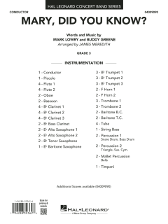 Mary, Did You Know? von Mark Lowry (Download) 