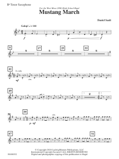 Mustang March von Daniel Sault (Download) 