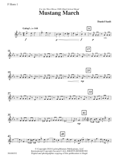 Mustang March von Daniel Sault (Download) 