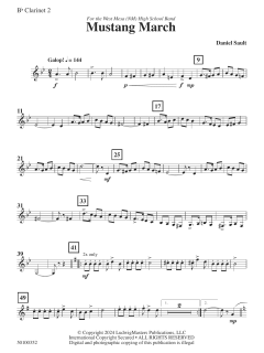 Mustang March von Daniel Sault (Download) 