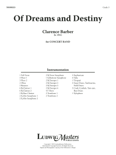 Of Dreams and Destiny von Clarence Barber (Download) 