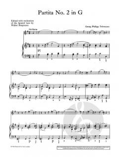Partita No. 2 in G von Georg Philipp Telemann 
